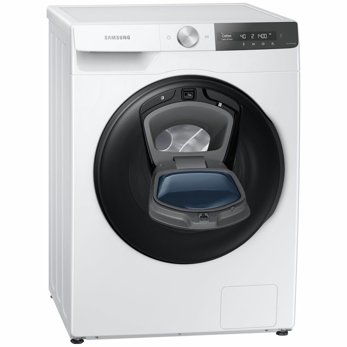 Samsung 10kg AddWash Front Load Washing Machine - 5 Star Energy, Steam Wash, Super Speed - WW10T754DBT