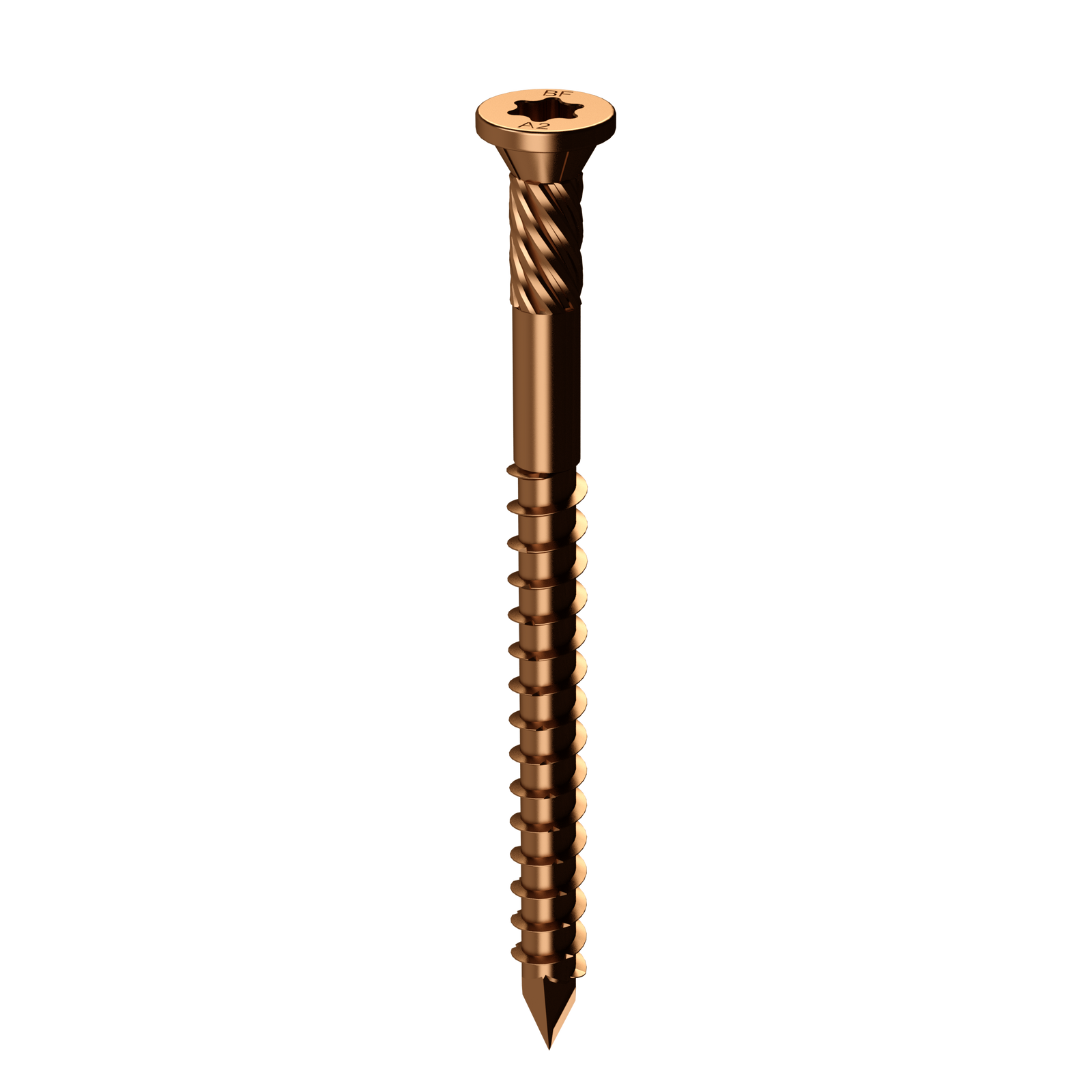 Bremick UltraFast 10g x 50mm 304 Stainless Bronze T20 Truss Head Decking Screw 500 Pack