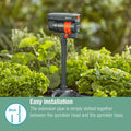 Gardena Micro Irrigation Sprinkler Extension Pipe 2 Pack - 20 cm - Black - Elevates Sprinkler OS 90 - SuperSaverAU - view 4
