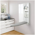 Robinhood Ironing Centre - Surface or Recess Mount, Height Adjustable Board, Built-in Light, White - IC1300WH