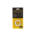 Brilliant Lighting White ES to BC Shade Adapter Polycarbonate Indoor Outdoor
