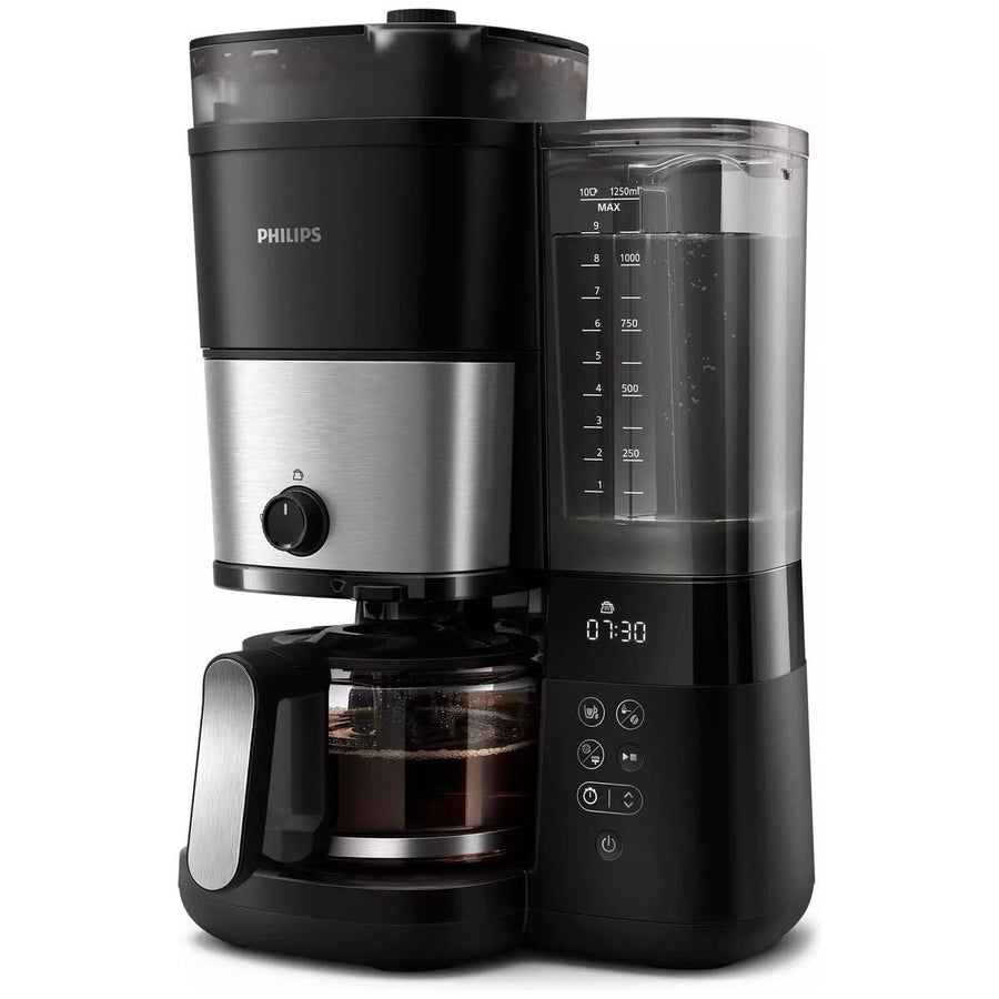 Philips Grind and Brew coffee machine - built-in burr grinder - 10-cup water tank - HD7900-50
