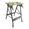 Ryobi RWB001 Foldable Workbench with Adjustable Angle, Bamboo Work Surface, Portable