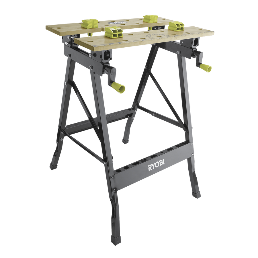 Ryobi Foldable Workbench - Bamboo - 605mm - Durable & Portable - SuperSaverAU - view 1