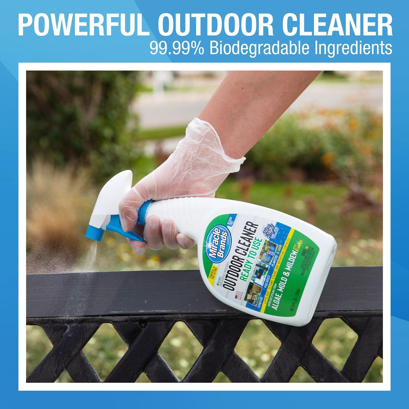 Miracle Brands 709ml Outdoor Cleaner Ready To Use Phosphate Free