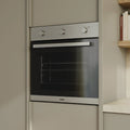 Haier 60cm Series 300 Electric Oven - 70L, 10A Plug-In, Stainless Steel Finish, Double Glazed - HWO60S7MX5