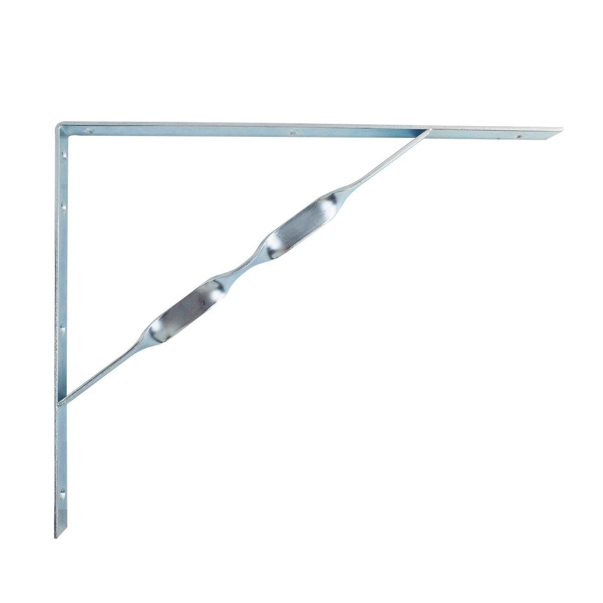 Carinya Heavy Duty Twisted Stay Bracket 500x400mm Zinc 300kg Capacity - SuperSaverAU - view 2
