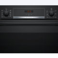 Bosch Series 4 60cm Built-In Electric Oven - 71L, 3D Hotair, EcoClean Direct, Black - HBA534BB3A