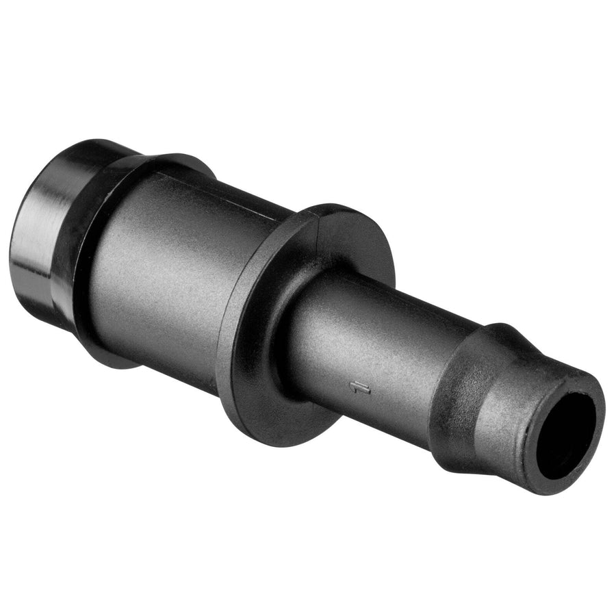 Pope 19 x 13mm Barbed Reducing Joiner Black 1000kPa Poly Fitting