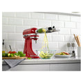 KitchenAid Spiraliser Plus attachment - 6 spiralising and slicing blades, stainless steel - 5KSM2APC