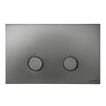 Rogerseller Apollo pneumatic flush plate - slim 5mm profile, Graphite finish - 3232000105