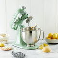 KitchenAid KSM195 Artisan stand mixer - Pistachio, two stainless steel bowls, 10 speeds - 5KSM195PSAPT