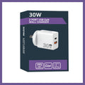 Antsig 30W 2 Port USB GaN Wall Charger - Compact Design - Fast Charging - SuperSaverAU - view 3
