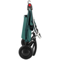Rolser I-Max 2-Wheel Folding Trolley - Drawstring Bag, Aluminium Chassis, Green - R-IMX304-1076