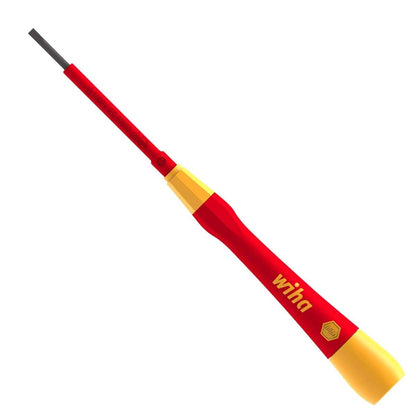 Wiha Precision Screwdriver - 2.5mm x 65mm - CVM Steel - Insulated 1000V