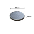 Everhang Rare Earth Disc Magnet 9.5mm Neodymium 6 Pack Strong Adhesive - SuperSaverAU - view 2