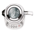 Breville the Smart Crystal Luxe Glass Kettle - Five Temperature Settings, Keep Warm, 2400W - BKE855BSS