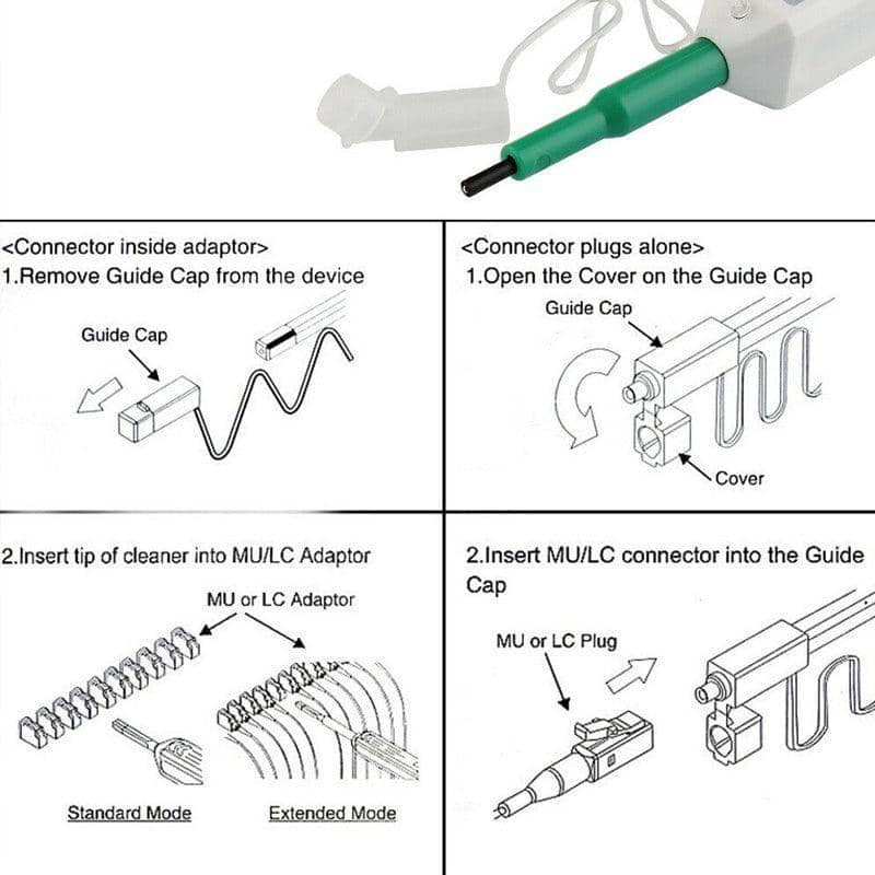 Fibre Optic Cleaner Pen for SC, FC and ST Connectors - 2.5 mm One Click - view 3