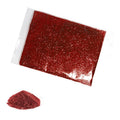 Fine Glitter Powder 50 g for Crafts and Nail Art - Red