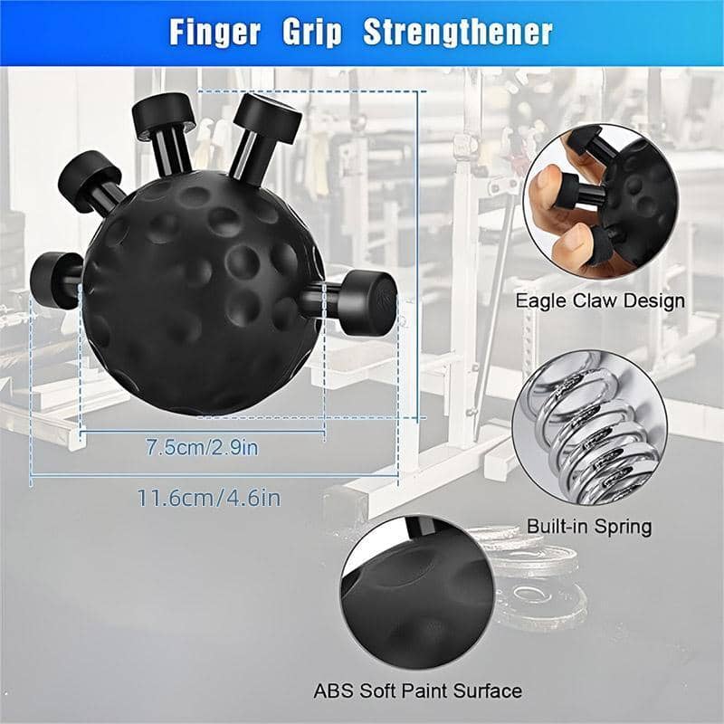Finger Grip Hand Exerciser, Adjustable 20-45 kg Resistance - Pink - view 4