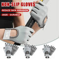 Fingerless Sports Gloves - Grey, Size M (Length 15 cm, Palm Width 9 cm) - view 2