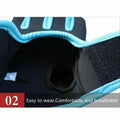Fingerless Weight Lifting Gloves with Wrist Strap - Black and Pink, Large (21-23.5 cm) - view 5