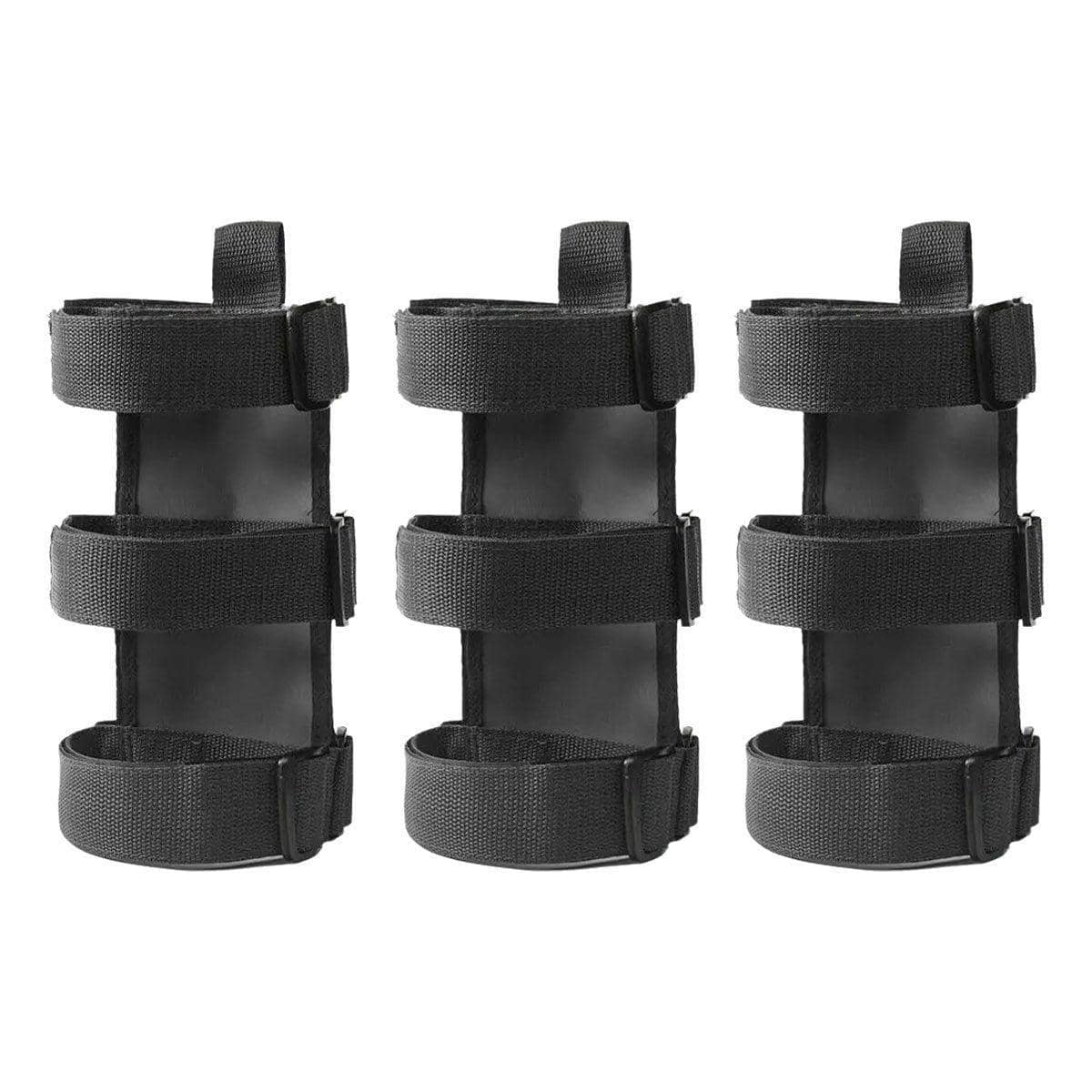 Fire Extinguisher Mounting Strap for Cars and off-Road Vehicles - Black, Pack of 3 - view 2