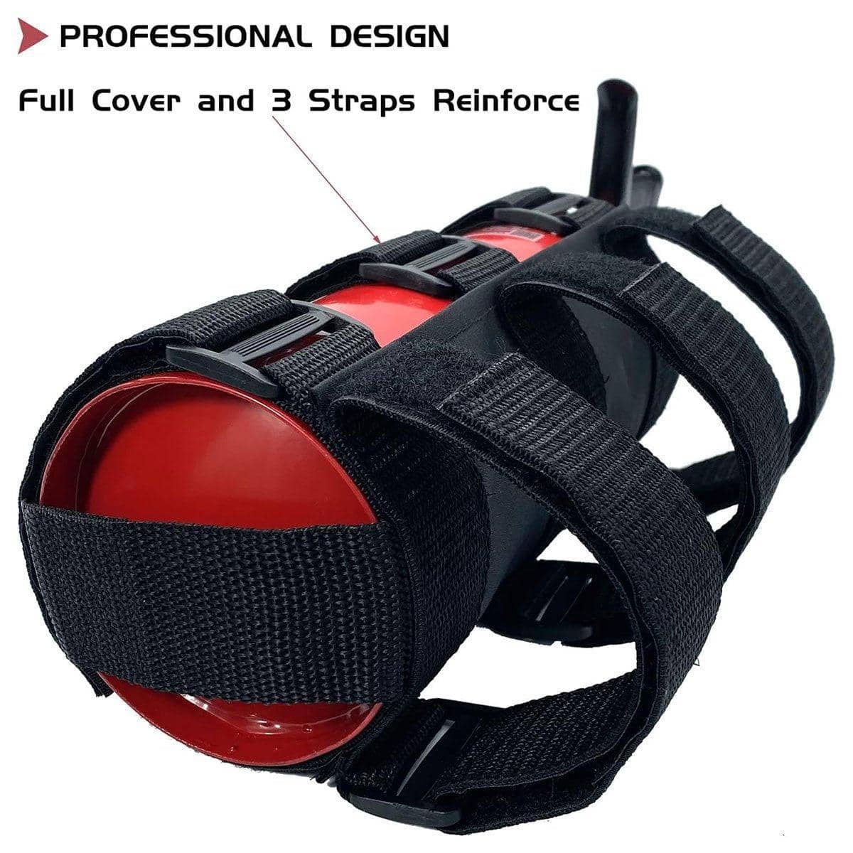 Fire Extinguisher Mounting Strap for Cars and off-Road Vehicles - Black, Pack of 3 - view 4