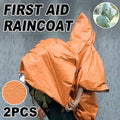 First Aid Emergency Raincoat, Pack of 2 - Orange - view 2