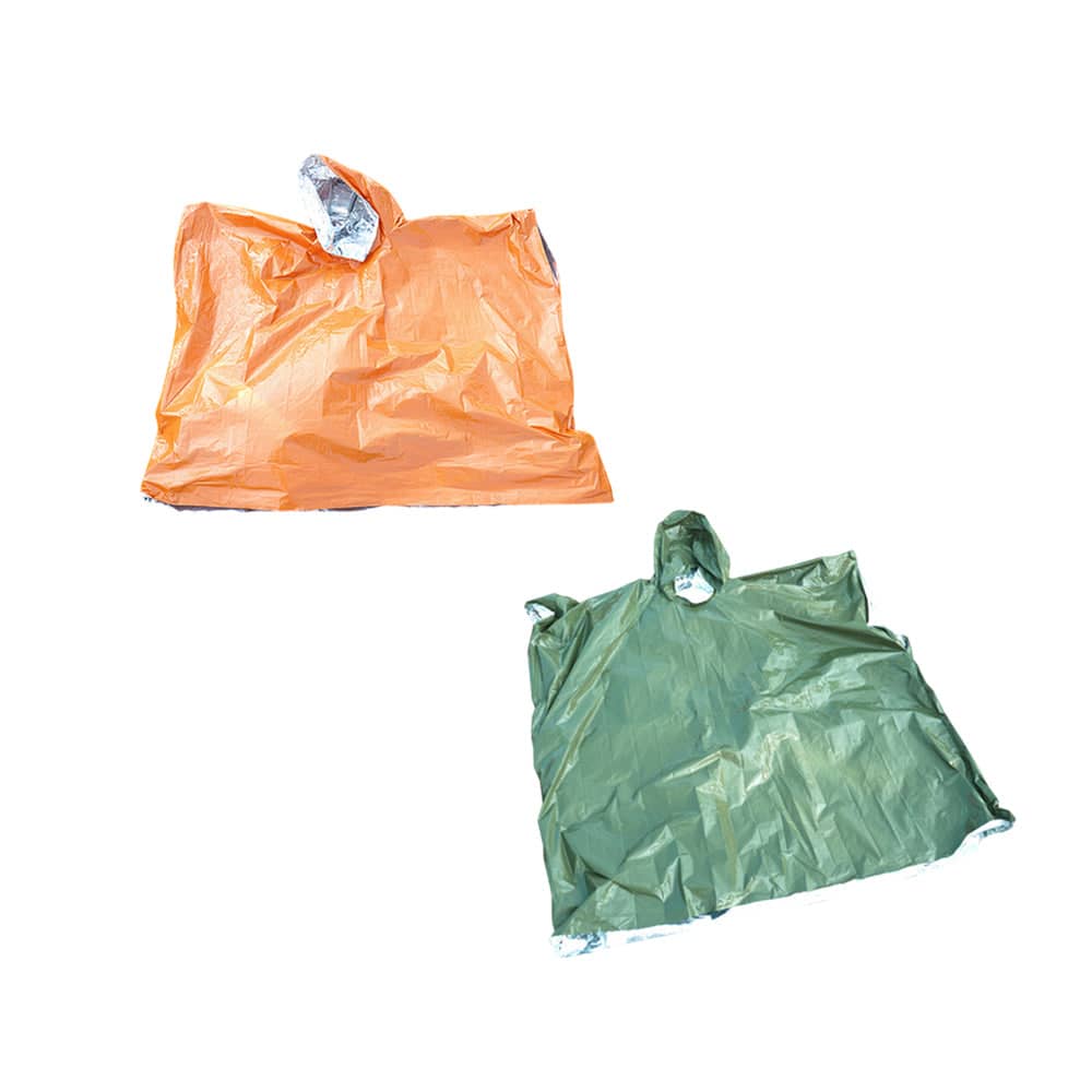 First Aid Emergency Raincoat, Pack of 2 - Orange - view 3
