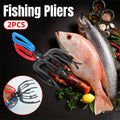 Fish Control Pliers Fishing Grabber Clamps with Multi-Prong Grip, Pack of 2