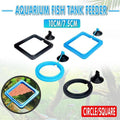 Fish Feeding Ring with Suction Cup - Blue Circle, 7.5 cm Diameter - view 3