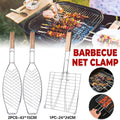 Fish-Shaped Barbecue Net Clamp, Iron Wire Mesh - 43 x 15 cm, Pack of 2 - view 2