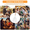 Fish-Shaped Barbecue Net Clamp, Iron Wire Mesh - 43 x 15 cm, Pack of 2 - view 5
