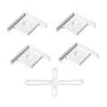 Fish Tank Corner Protectors, Pack of 5 - White, Small (37 x 31 x 12 mm)