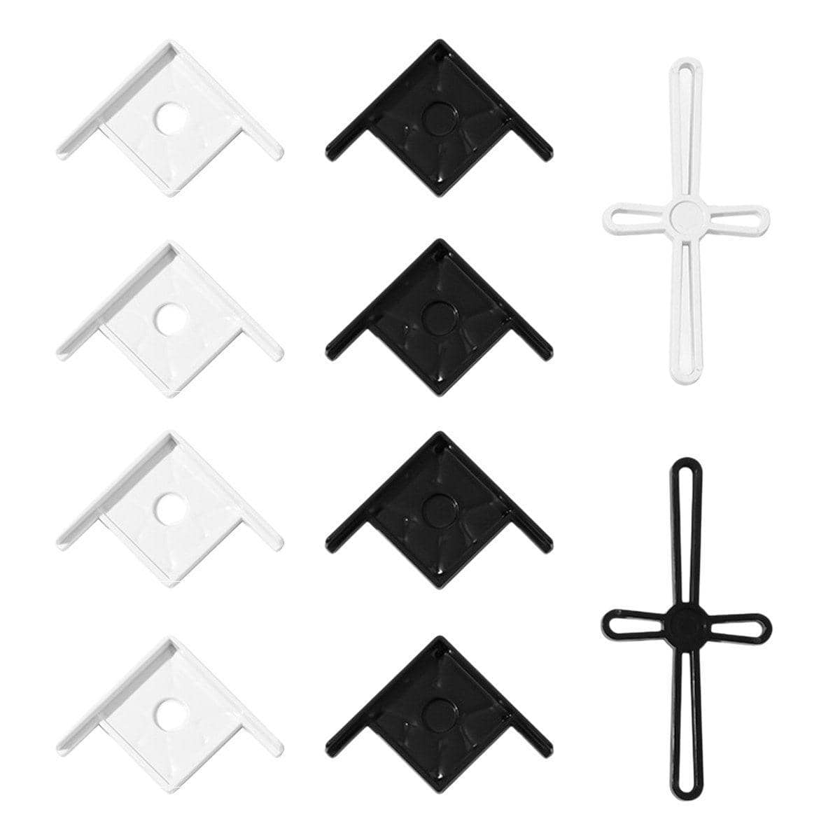 Fish Tank Corner Protectors, Pack of 5 - White, Small (37 x 31 x 12 mm) - view 3