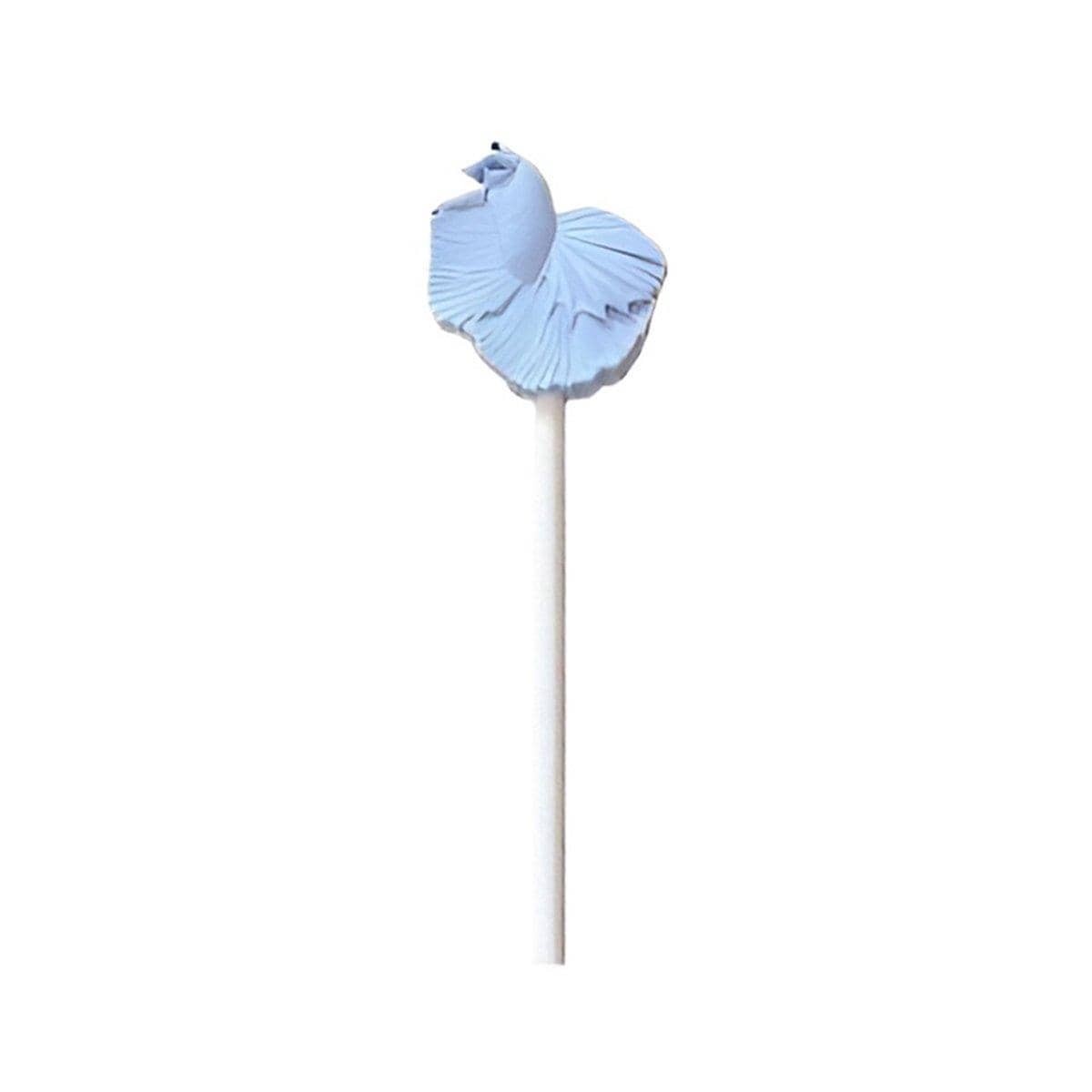 Fish Teaser Stick Toy for Aquarium Fish - Blue