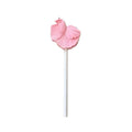Fish Teaser Stick Toy for Aquarium Fish - Pink