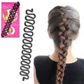 Fishbone French Braid Hair Styling Tool - Brown - view 5