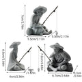 Fisherman Statue Aquarium Ornament - Angler - view 4