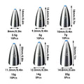 Fishing Bullet Sinkers, Carbon Steel - 50 Pack - view 3