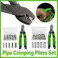 Fishing Line Crimping Pliers Set with Copper Ferrules - Single Hole - view 2