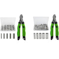 Fishing Line Crimping Pliers Set with Copper Ferrules - Single Hole - view 3