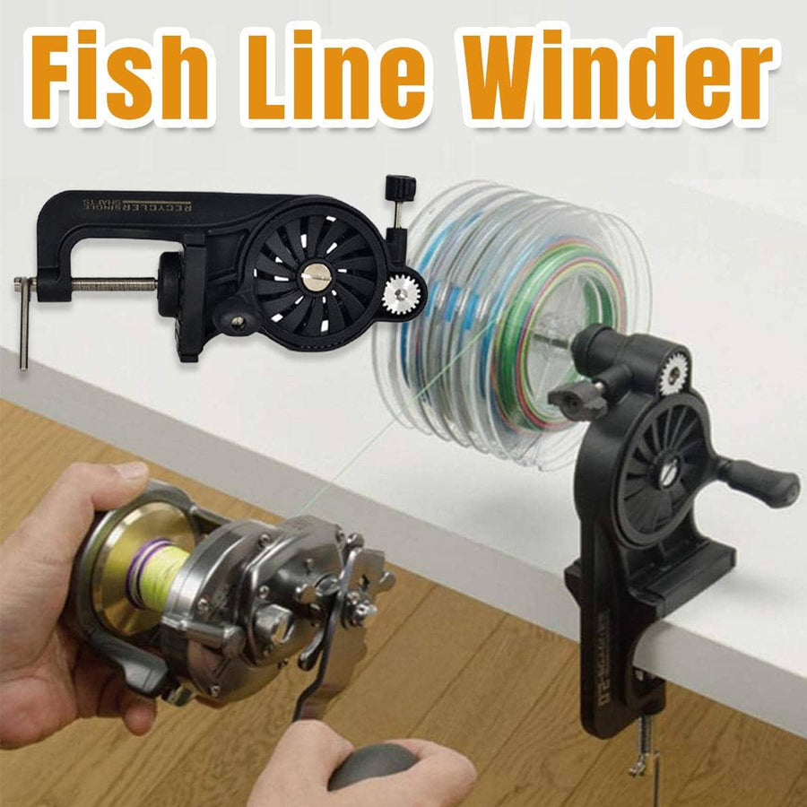 Fishing Line Spooler Reel Winder with Clamp, Portable Spooling Station