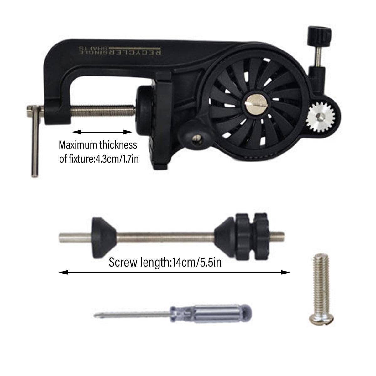 Fishing Line Spooler Reel Winder with Clamp, Portable Spooling Station - view 3