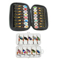 Fishing Lure Spinners Baits Spoon Set with Tackle Bag - Model B, Pack of 10 - view 3