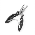 Fishing Pliers with Line Cutter and Split Ring Tool - Black