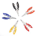 Fishing Pliers with Line Cutter and Split Ring Tool - Orange - view 3