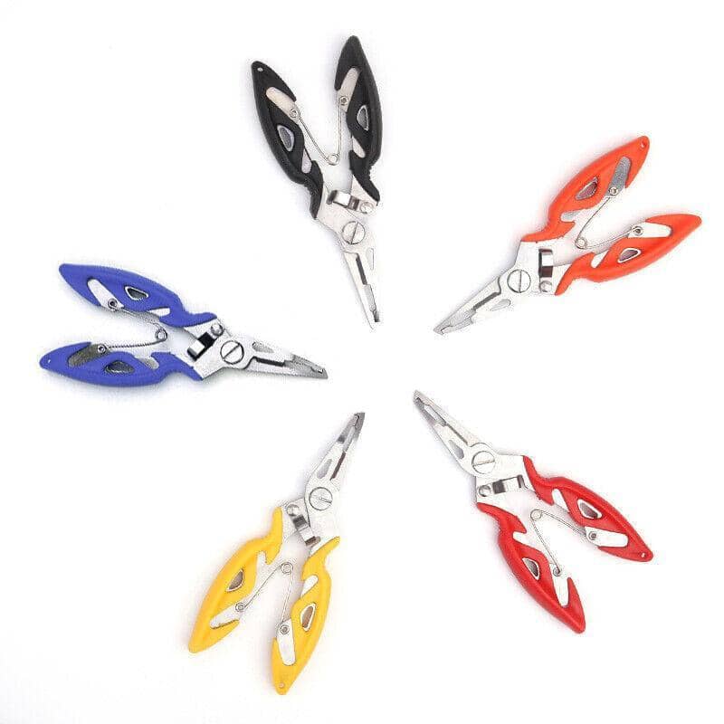 Fishing Pliers with Line Cutter and Split Ring Tool - Red - view 3