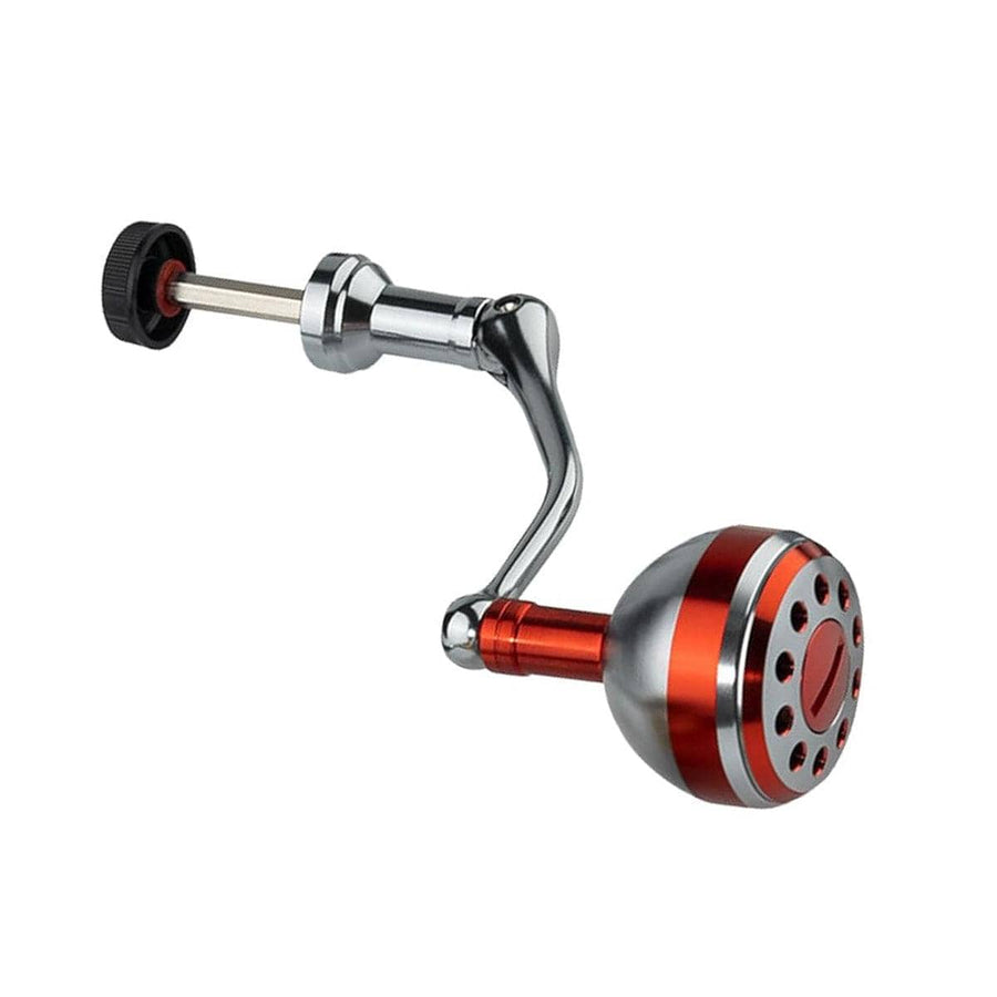Fishing Reel Rocker Arm Handle, All-Metal Spinning Wheel Knob - Small (Grip Ball 2.9 cm)
